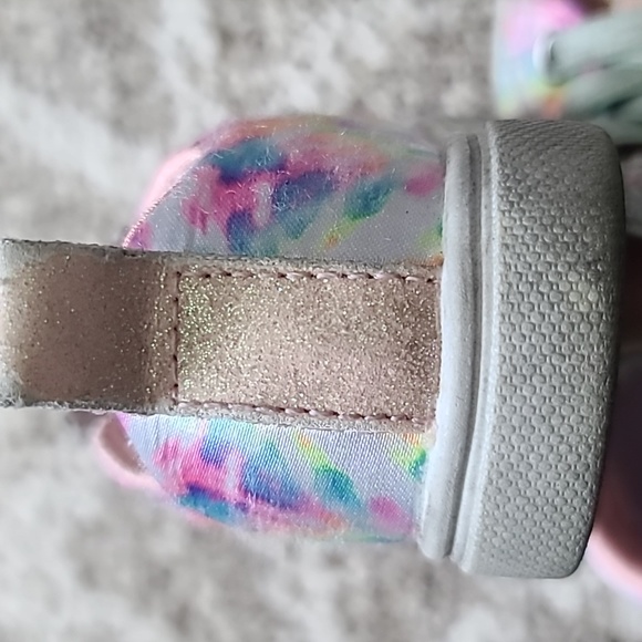 4 for $28 - Skechers Twinkle Toes Toddler Girls Size 6 Tie-Dye Satin Light-Up - Picture 7 of 12
